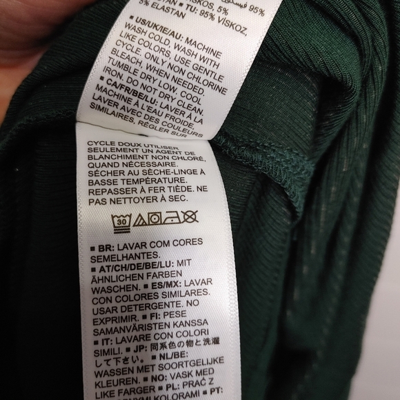 RIBBED keyhole midi dress size M - Picture 9 of 11